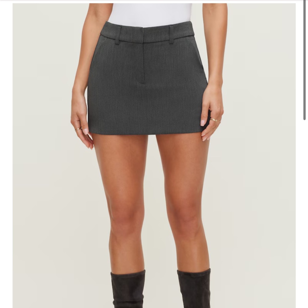 BNWT Dark Gray Mini Skort